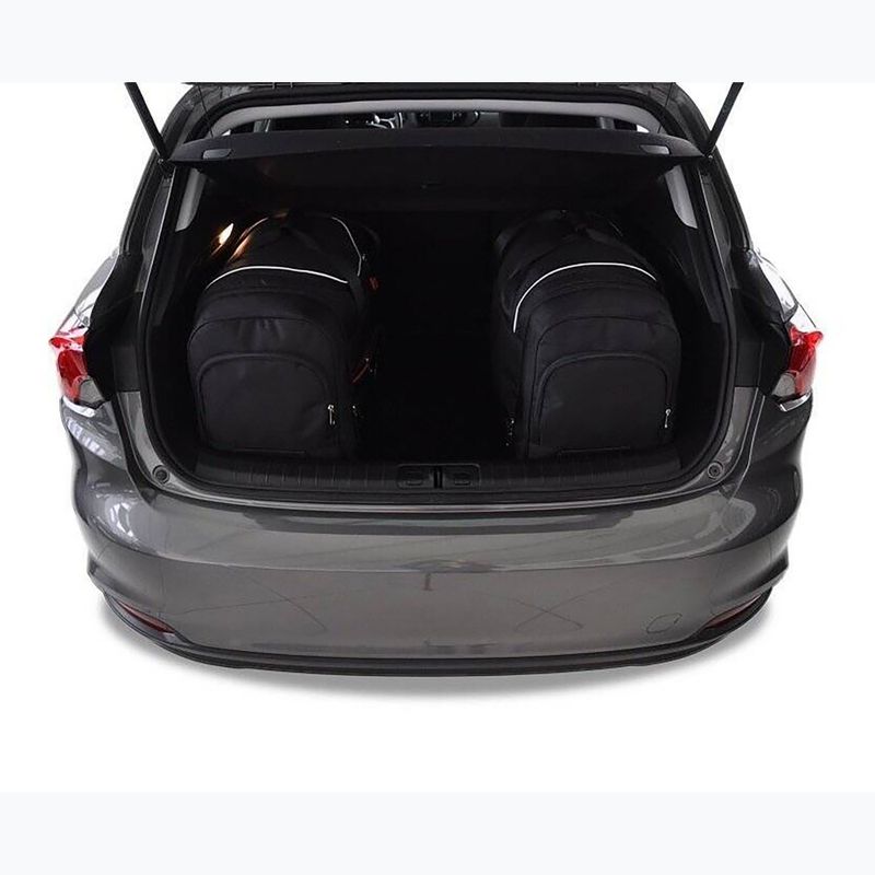 Bagažinės krepšių komplektas KJUST Fiat Tipo Hatchback 2016+ 4 vnt black 15