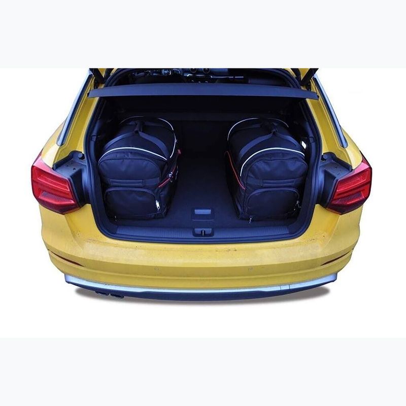 KJUST Audi Q2 bagažinės krepšio komplektas 2016+ 4 vnt., juodas 18