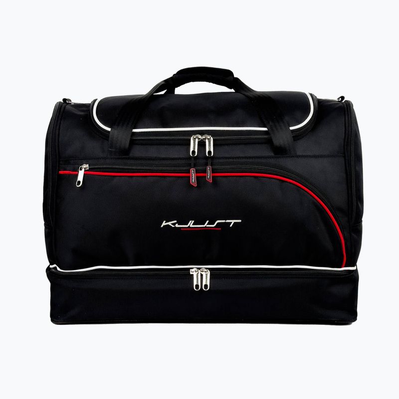 KJUST Audi A8 2017+ bagažinės krepšio komplektas 4 vnt., juodas 5