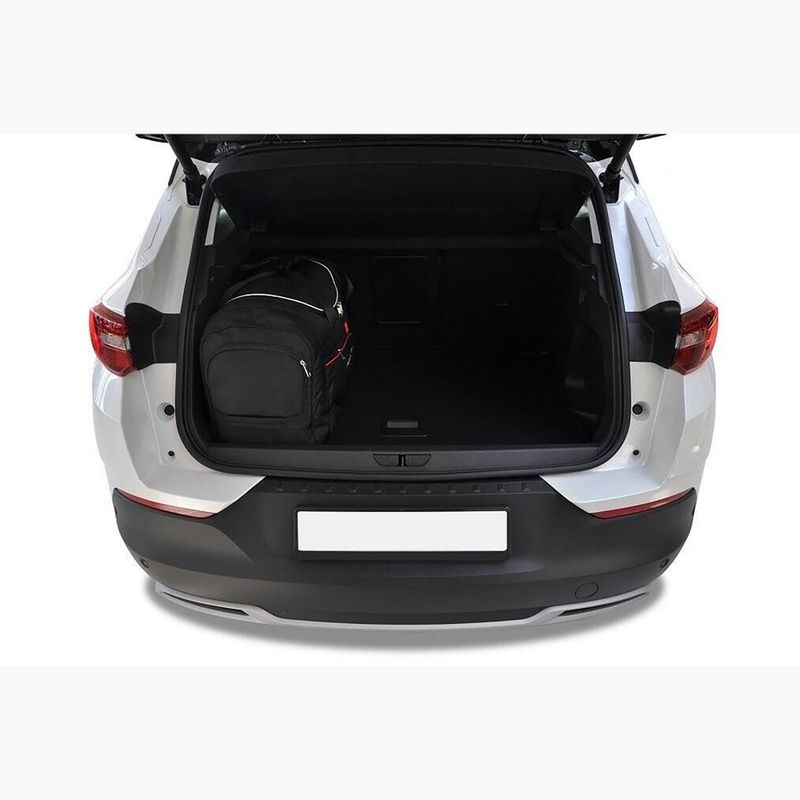 Bagažinės krepšių rinkinys KJUST Opel Grandland X 2017+ 4 vnt. Juodas 15