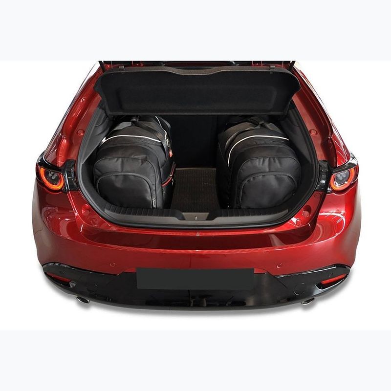 Bagažinės krepšių komplektas KJUST Mazda 3 Hatchback 2018+ 4 vnt. Juodas 15