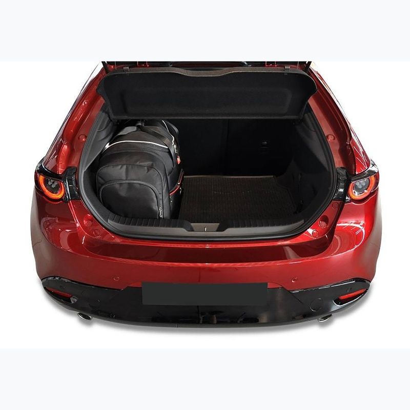 Bagažinės krepšių komplektas KJUST Mazda 3 Hatchback 2018+ 4 vnt. Juodas 16