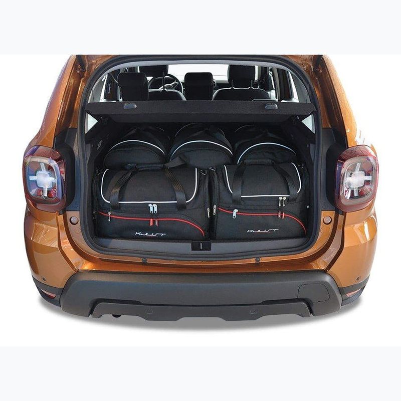Bagažinės krepšių komplektas KJUST Dacia Duster 2017+ 5 vnt black 15