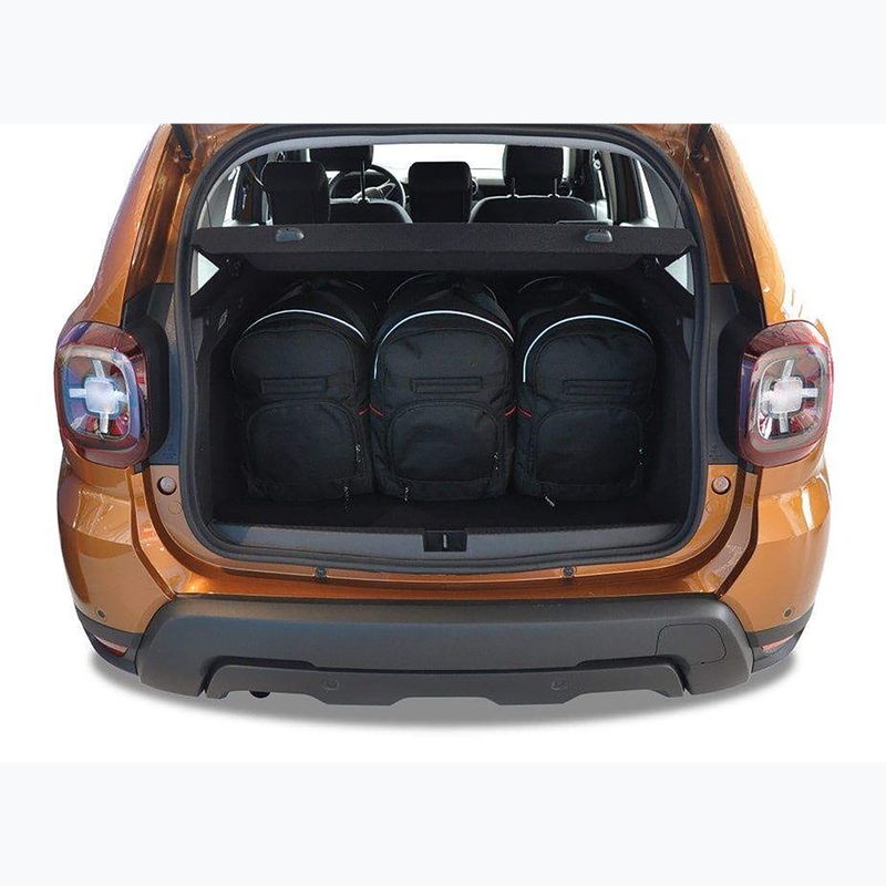 Bagažinės krepšių komplektas KJUST Dacia Duster 2017+ 5 vnt black 17