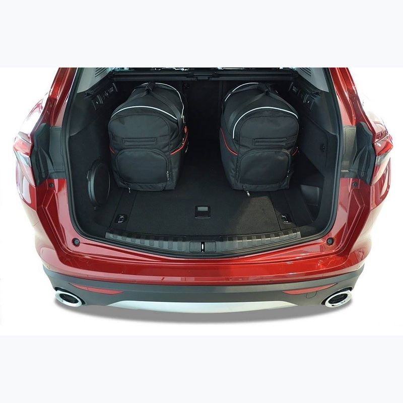 Bagažinės krepšių komplektas KJUST Alfa Romeo Stelvio 2017+ 5 vnt. Juodas 18