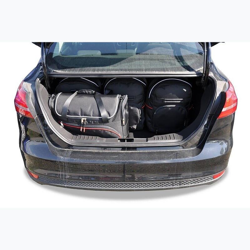 Bagažinės krepšių komplektas KJUST Ford Focus Limousine 2011-2018 5 vnt black 16