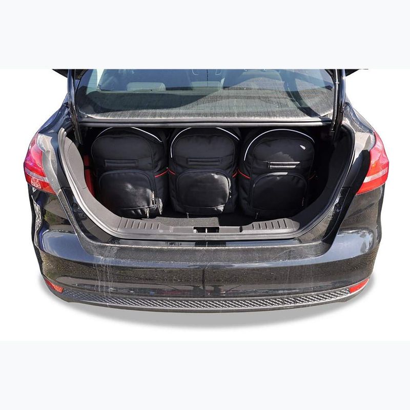 Bagažinės krepšių komplektas KJUST Ford Focus Limousine 2011-2018 5 vnt black 17