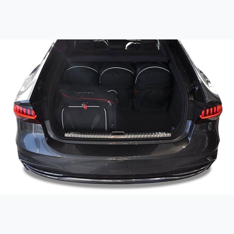 Bagažinės krepšių komplektas KJUST Audi A7 2017+ 5 vnt black 17