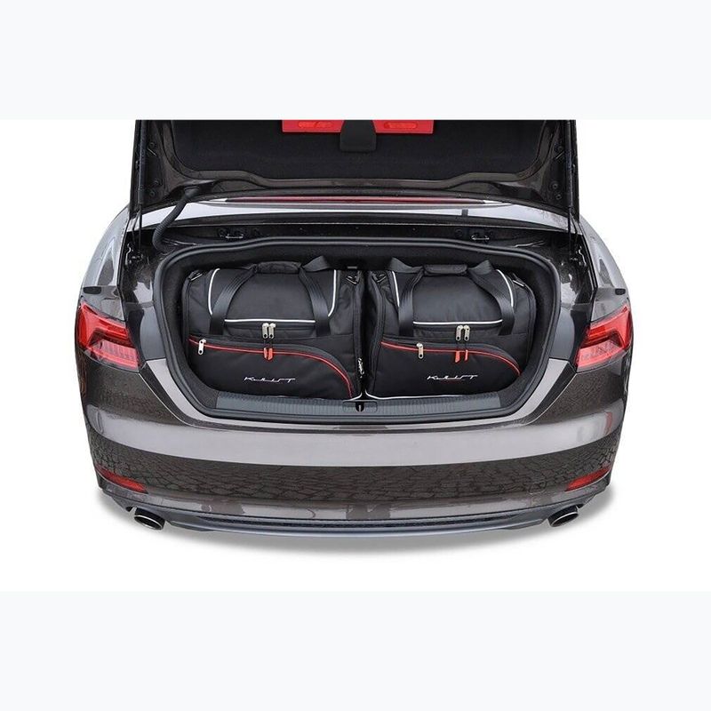 KJUST Audi A5 Cabrio 2017-2018 bagažinės krepšio komplektas 4 vnt., juodas 13