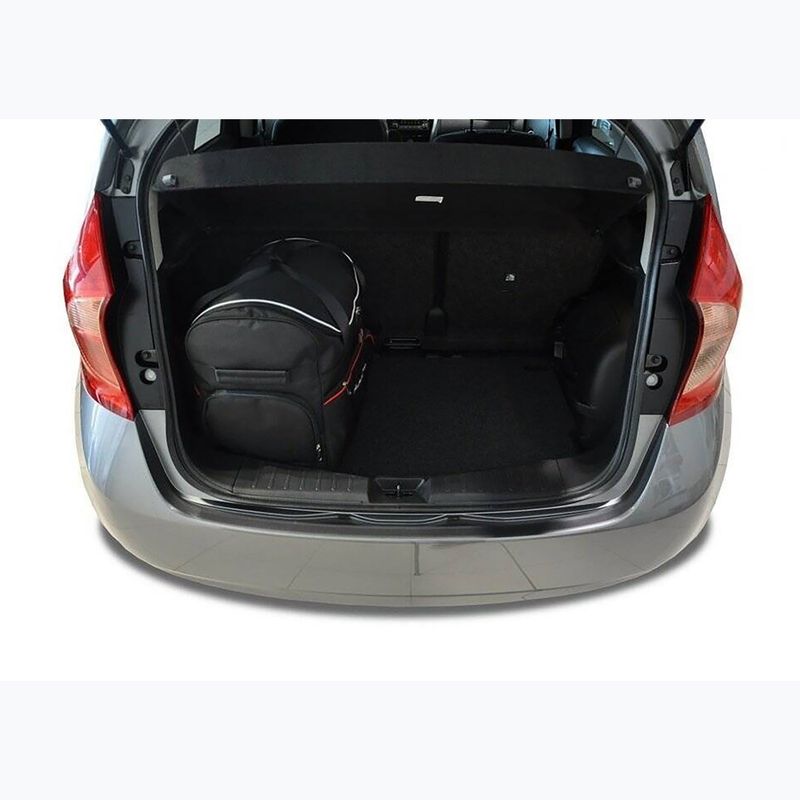 Bagažinės krepšių komplektas KJUST Nissan Note 2013-2016 3 vnt. juodas 13