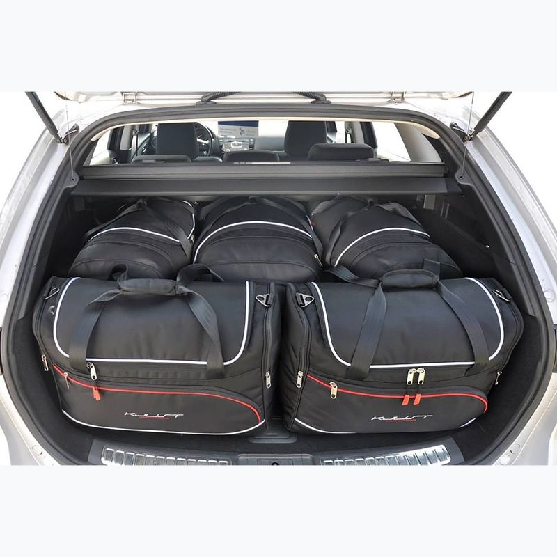 Bagažinės krepšių komplektas KJUST Mazda 6 Kombi 2007-2012 5 vnt. Juodas 12