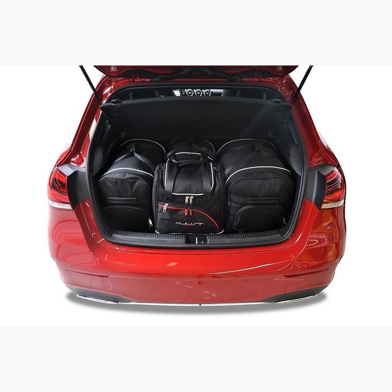 Bagažinės krepšių komplektas KJUST Mercedes-Benz A Hatchback 2018+ 4 vnt. Juodas 10