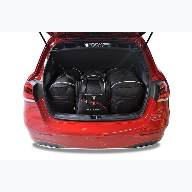 Bagažinės krepšių rinkinys KJUST Mercedes-Benz A Hatchback 2018+ 4 vnt. juodas 12
