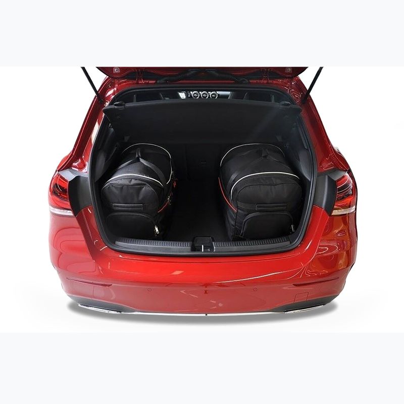 Bagažinės krepšių rinkinys KJUST Mercedes-Benz A Hatchback 2018+ 4 vnt. juodas 14