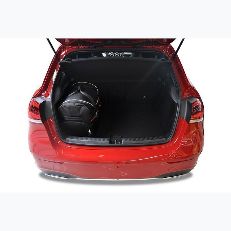 Bagažinės krepšių rinkinys KJUST Mercedes-Benz A Hatchback 2018+ 4 vnt. juodas 15