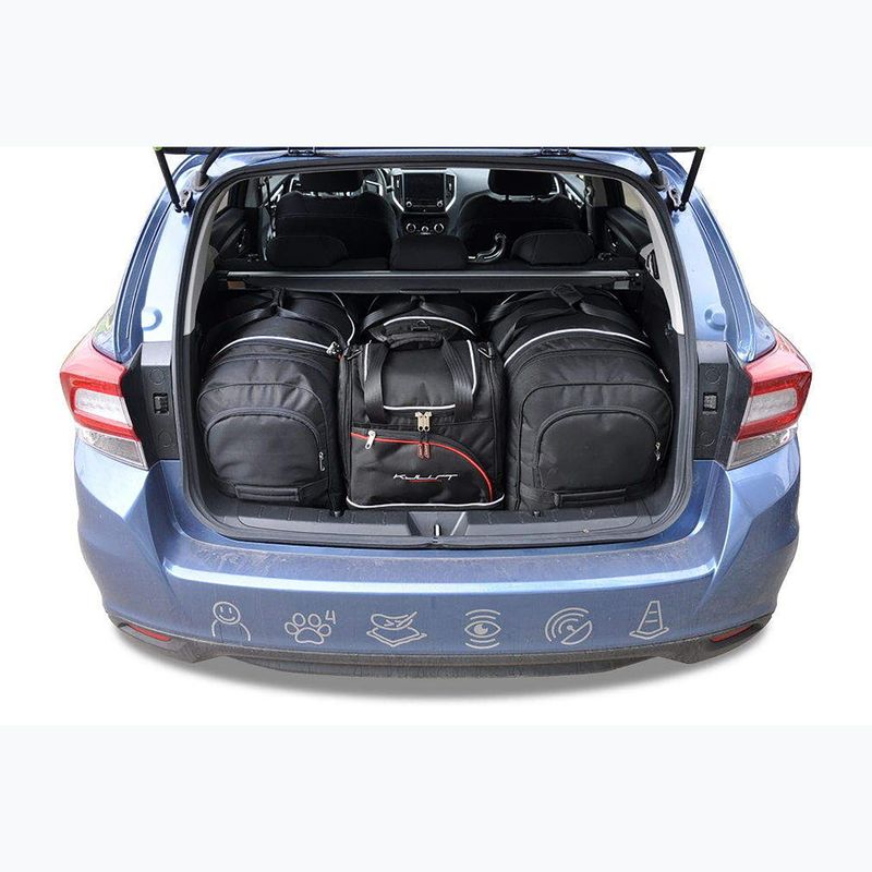 Bagažinės krepšių rinkinys KJUST Subaru Impreza 2017+ 4 vnt. Juodas 13