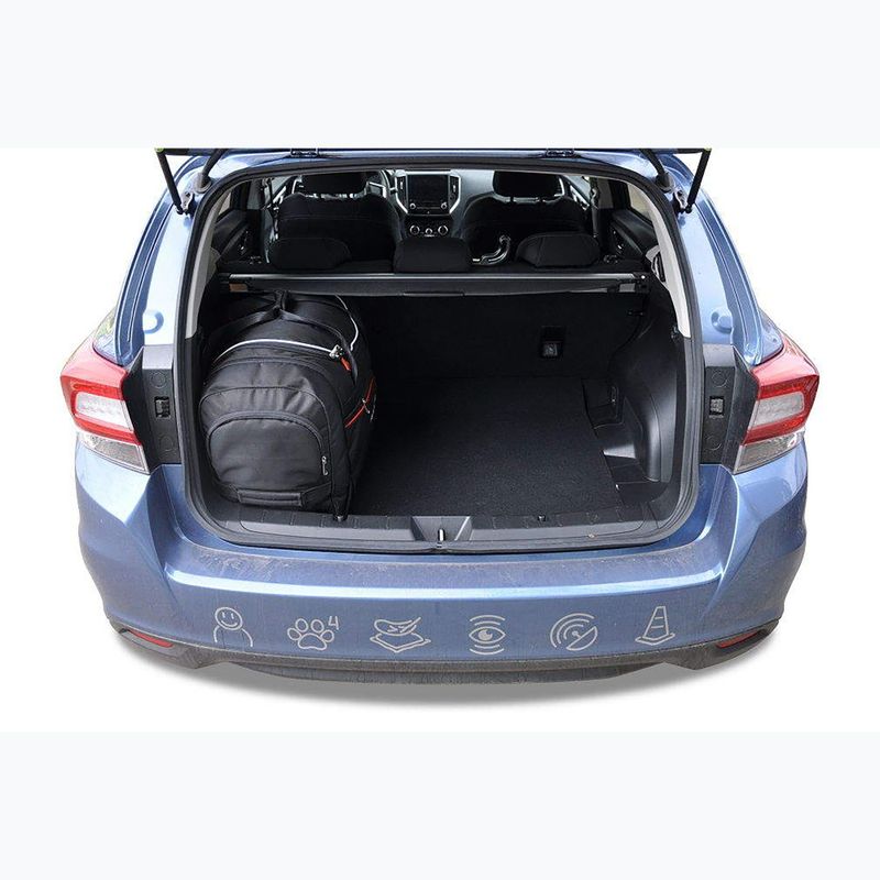 Bagažinės krepšių rinkinys KJUST Subaru Impreza 2017+ 4 vnt. Juodas 16