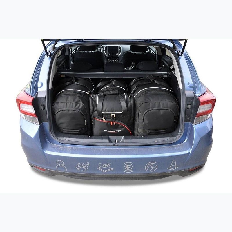 Bagažinės krepšių rinkinys KJUST Subaru Impreza 2017+ 4 vnt. Juodas 13