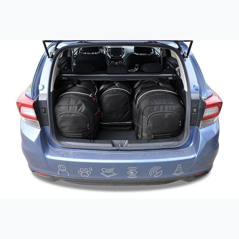 Bagažinės krepšių rinkinys KJUST Subaru Impreza 2017+ 4 vnt. Juodas 14