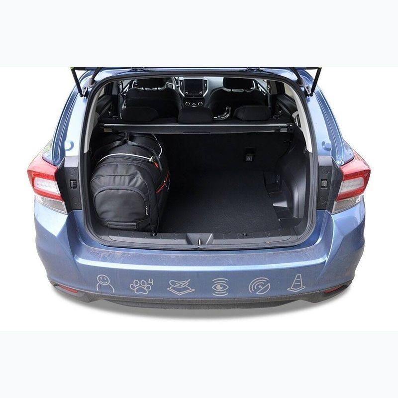 Bagažinės krepšių rinkinys KJUST Subaru Impreza 2017+ 4 vnt. Juodas 16