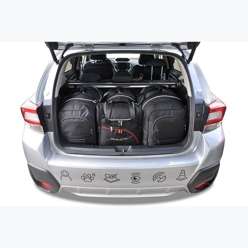 Bagažinės krepšių rinkinys KJUST Subaru Xv 2017+ 4 vnt. Juodas 14