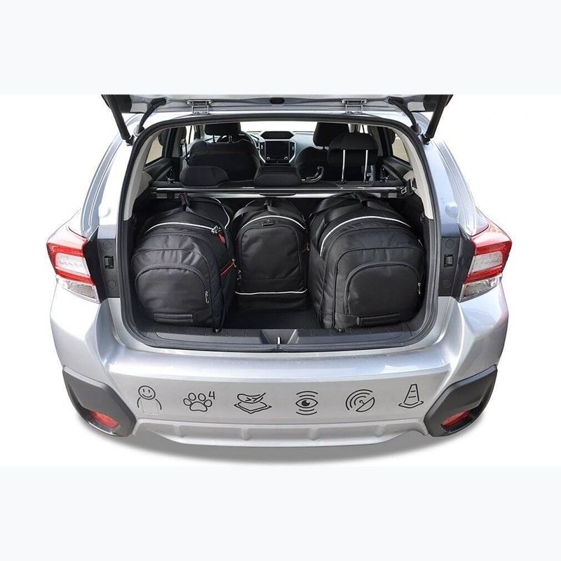 Bagažinės krepšių rinkinys KJUST Subaru Xv 2017+ 4 vnt. Juodas 15