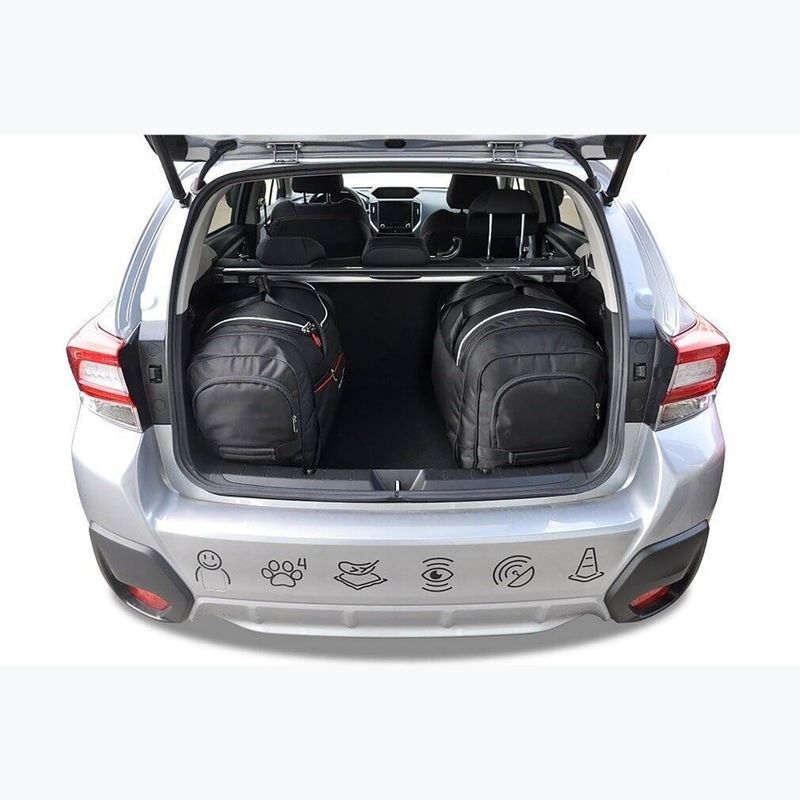 Bagažinės krepšių rinkinys KJUST Subaru Xv 2017+ 4 vnt. Juodas 16