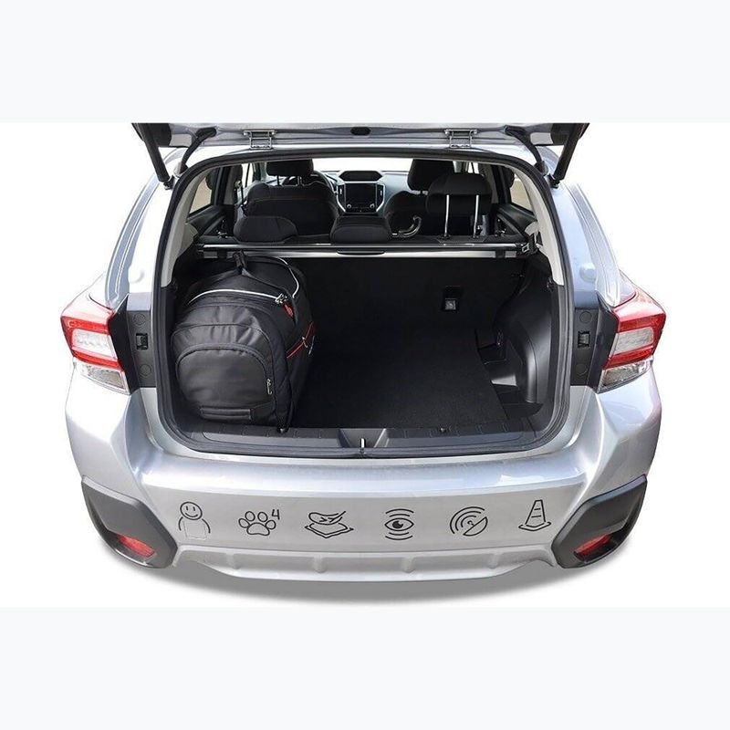 Bagažinės krepšių rinkinys KJUST Subaru Xv 2017+ 4 vnt. Juodas 15