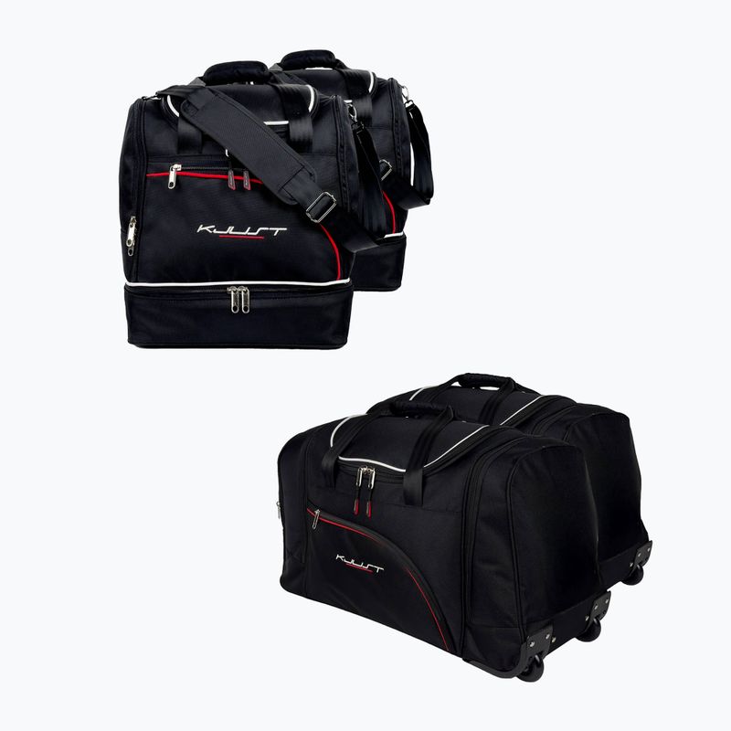 Bagažinės krepšių rinkinys KJUST Renault Megane Coupe 2008-2016 4 vnt. Juodas
