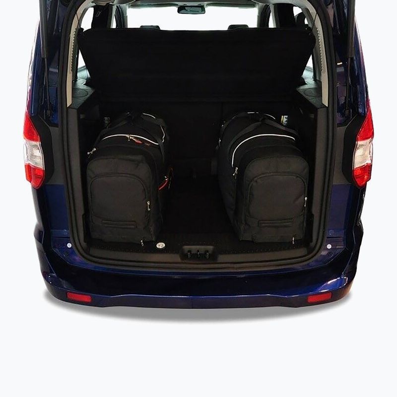 Bagažinės krepšių komplektas KJUST Ford Tourneo Courier 2014+ 4 vnt black 16