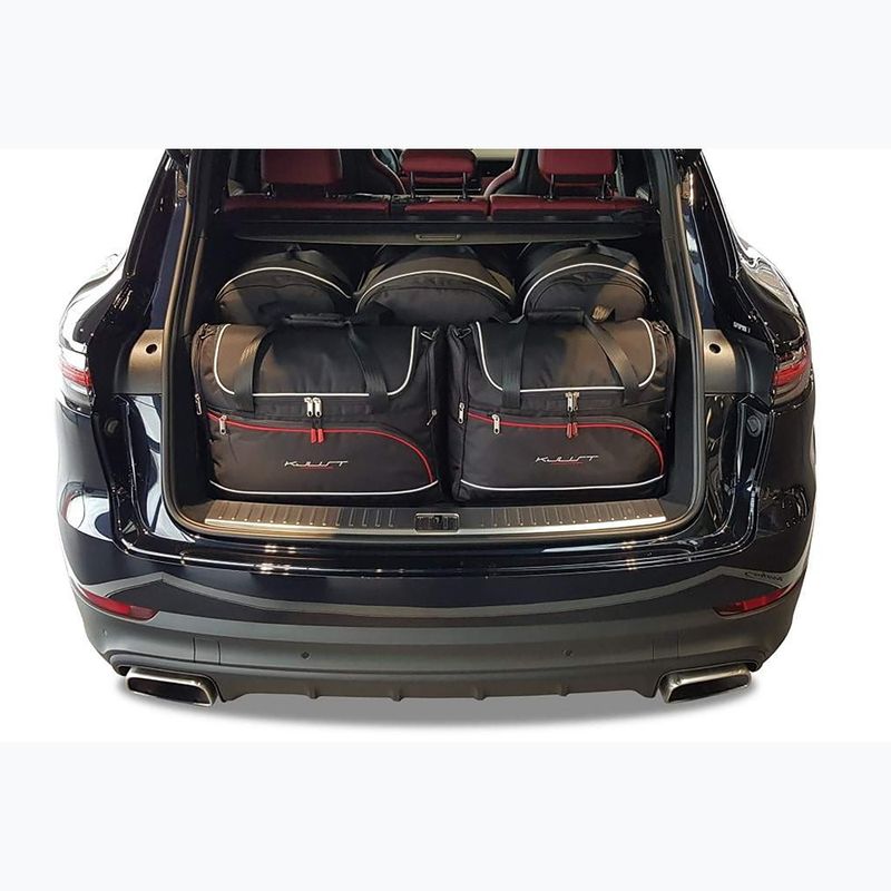 Bagažinės krepšių rinkinys KJUST Porsche Cayenne 2017+ 5 vnt. Juodas 14