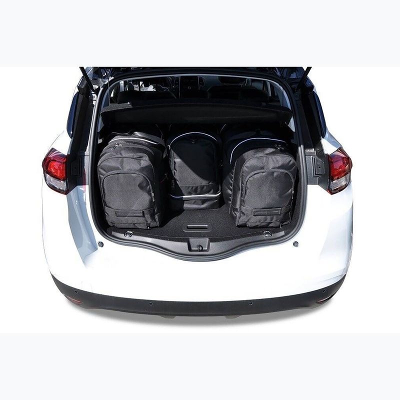 Bagažinės krepšių rinkinys KJUST Renault Scenic 2015-2019 4 vnt. Juodas 13