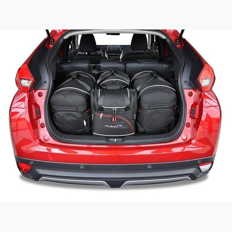 Bagažinės krepšių komplektas KJUST Mitsubishi Eclipse Cross 2017-2021 4 vnt. juodas 12