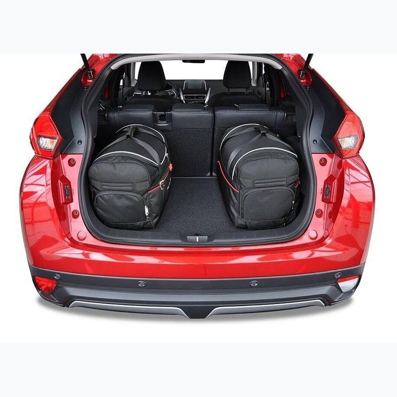 Bagažinės krepšių komplektas KJUST Mitsubishi Eclipse Cross 2017-2021 4 vnt. juodas 14