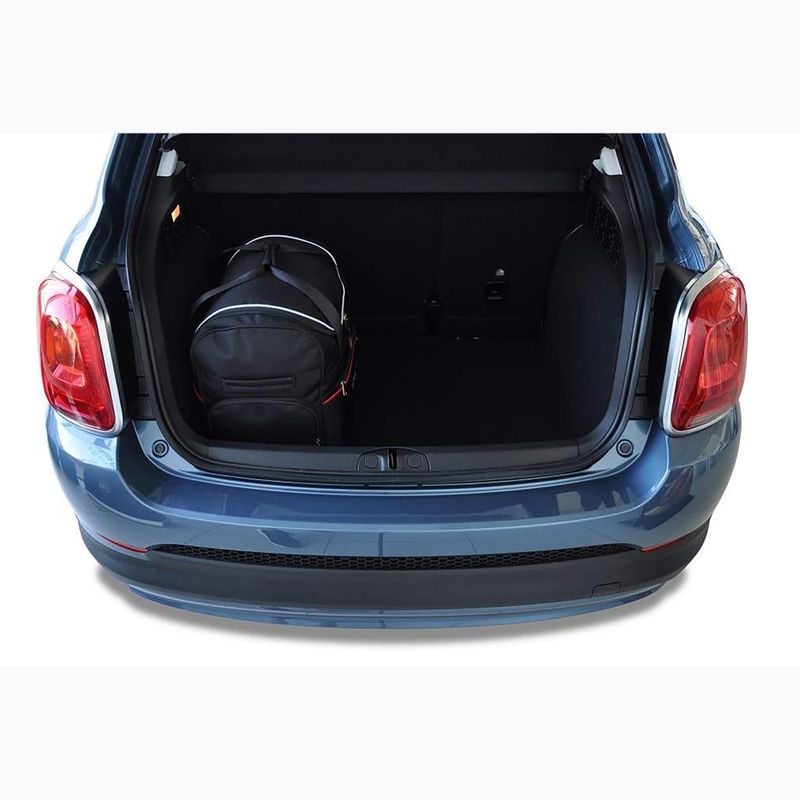 Bagažinės krepšių komplektas KJUST Fiat 500X 2014+ 3 vnt black 16