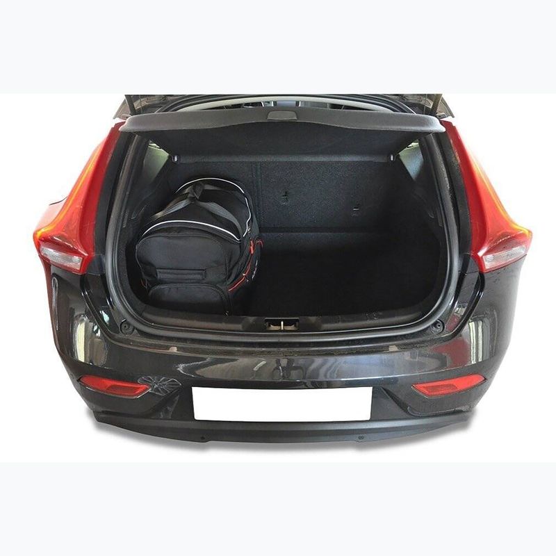 Bagažinės krepšių komplektas KJUST Volvo V40 Hatchback 2012-2019 3 vnt. juodas 13