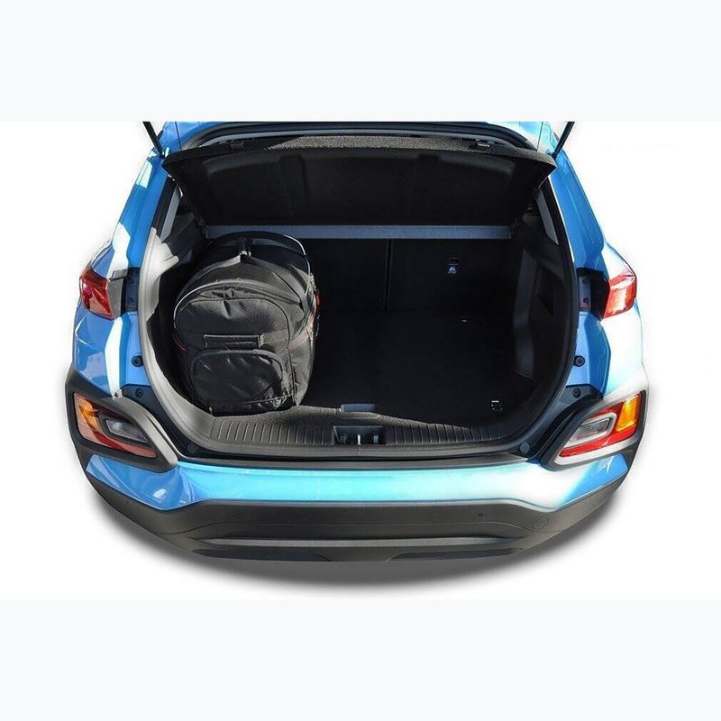 Bagažinės krepšių komplektas KJUST Hyundai Kona 2017-2022 3 vnt black 17