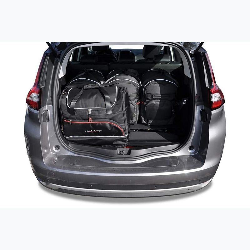 Bagažinės krepšių rinkinys KJUST Renault Grand Scenic 2016-2021 5 vnt. Juodas 11