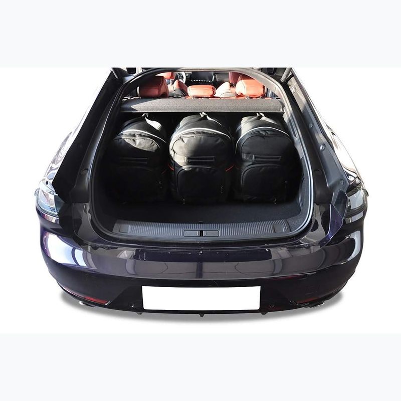 Bagažinės krepšių rinkinys KJUST Peugeot 508 2018+ 5 vnt. Juodas 15