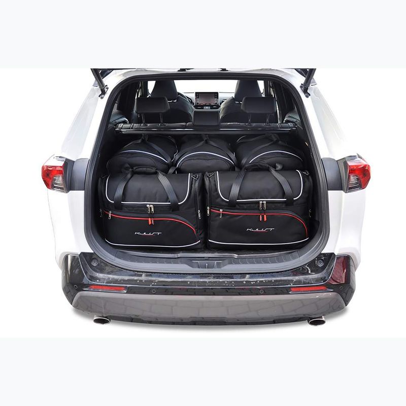 Bagažinės krepšių komplektas KJUST Toyota Rav4 2018+ 5 vnt. juodas 16