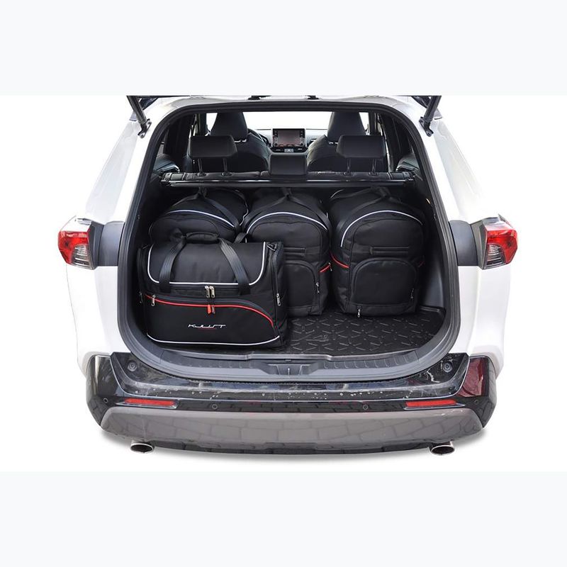 Bagažinės krepšių komplektas KJUST Toyota Rav4 2018+ 5 vnt. juodas 17