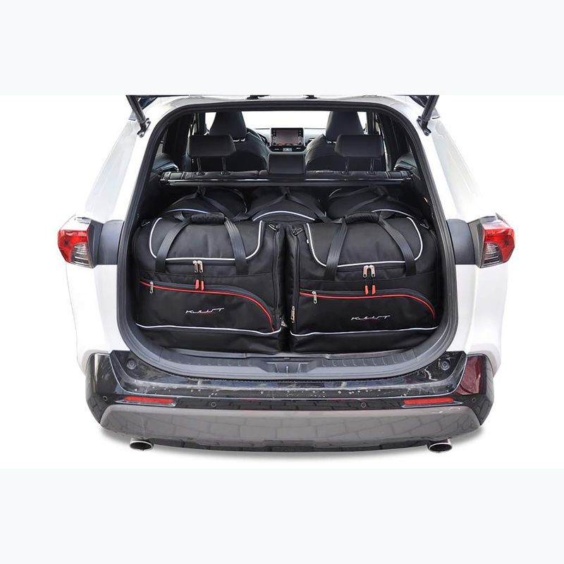 Bagažinės krepšių komplektas KJUST Toyota Rav4 2018+ 5 vnt. juodas 13