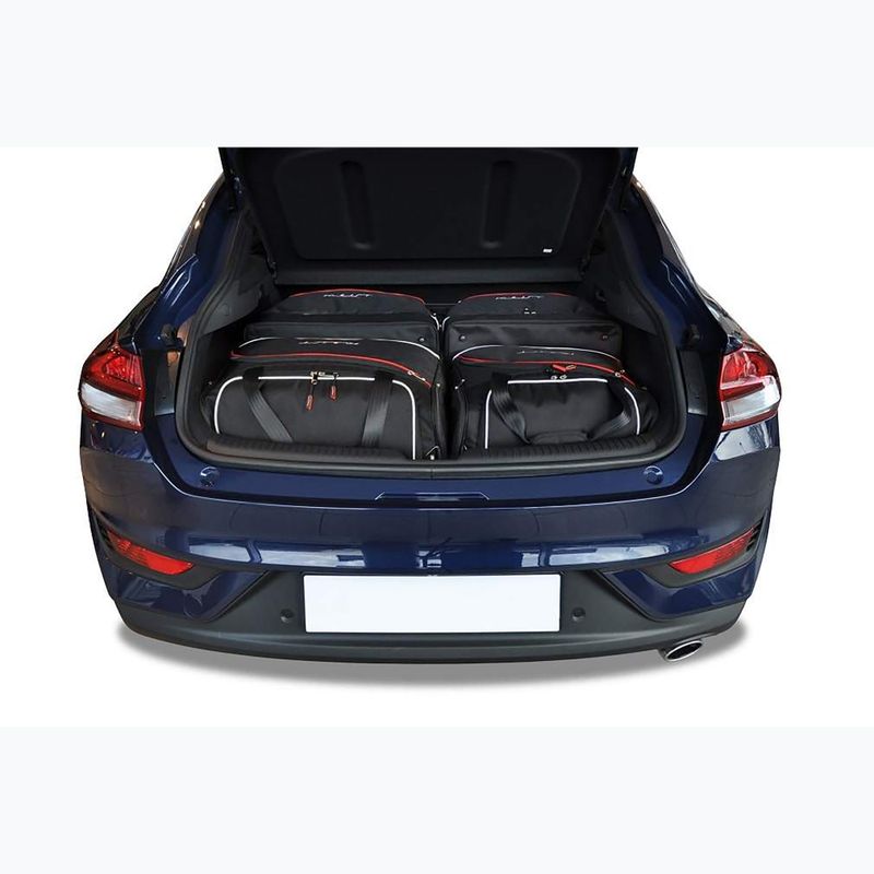 Bagažinės krepšių komplektas KJUST Hyundai I30 Fastback 2017+ 4 vnt black 13