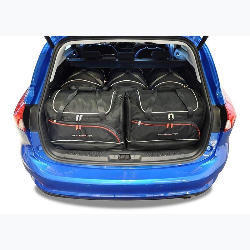 Bagažinės krepšių komplektas KJUST Ford Focus Kombi 2018+ 5 vnt black 14