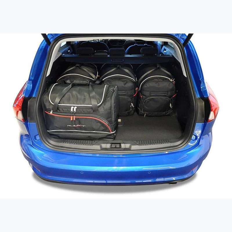 Bagažinės krepšių komplektas KJUST Ford Focus Kombi 2018+ 5 vnt black 15