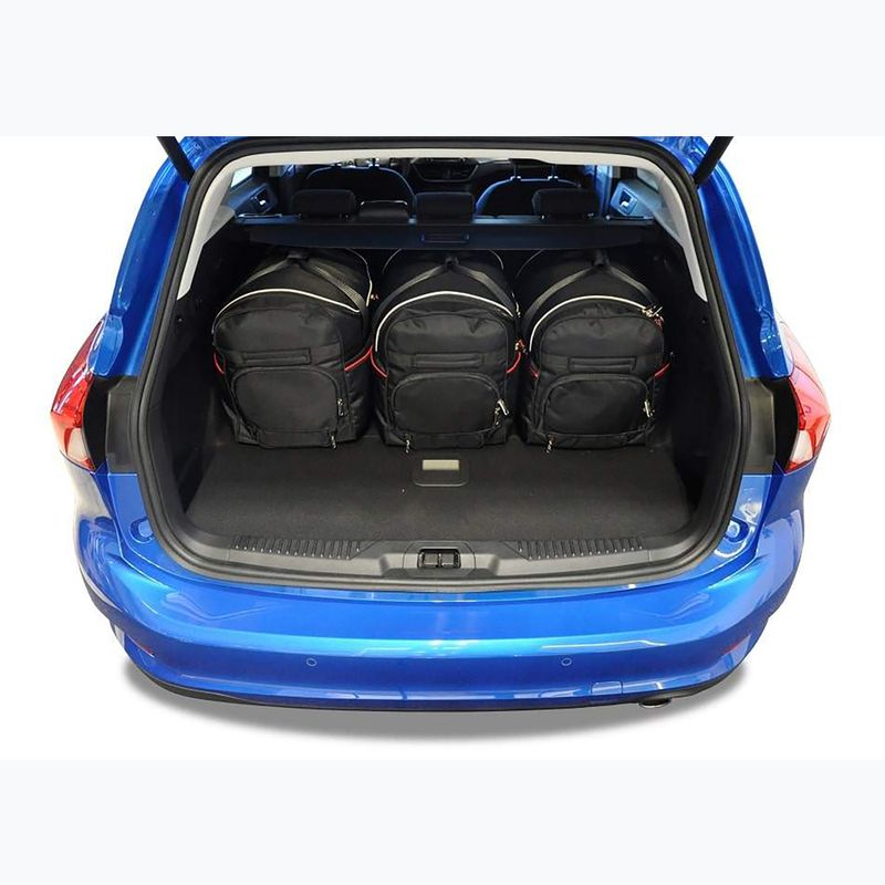 Bagažinės krepšių komplektas KJUST Ford Focus Kombi 2018+ 5 vnt black 16