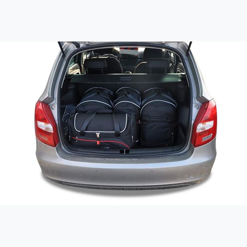 Bagažinės krepšių rinkinys KJUST Skoda Fabia Combi 2007-2014 5 vnt. Juodas 13