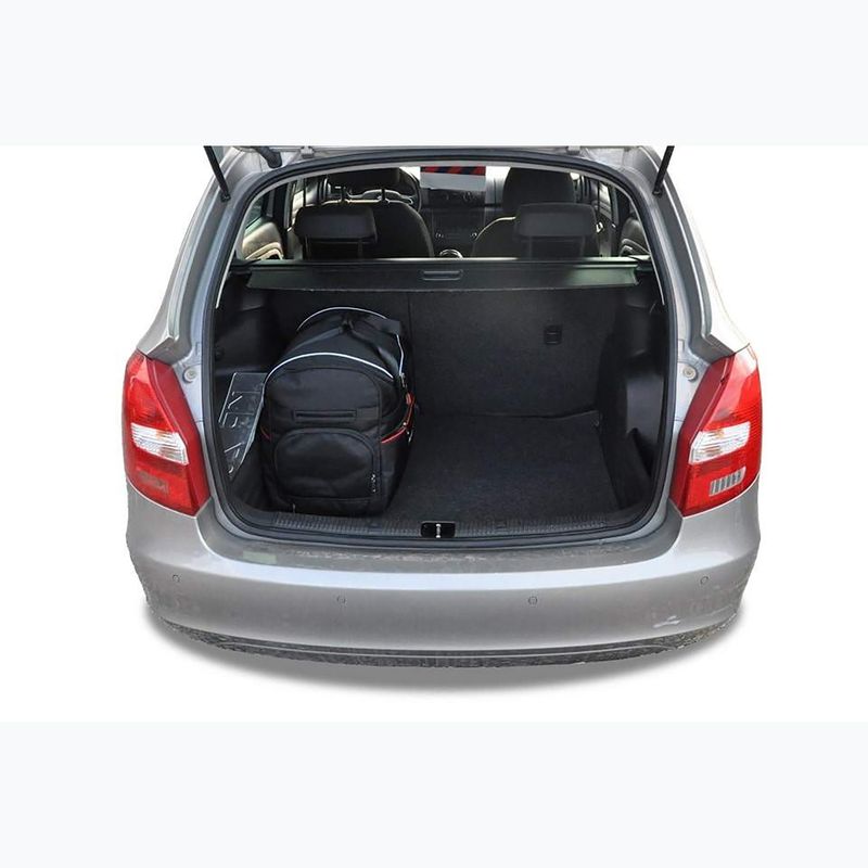 Bagažinės krepšių rinkinys KJUST Skoda Fabia Combi 2007-2014 5 vnt. Juodas 16