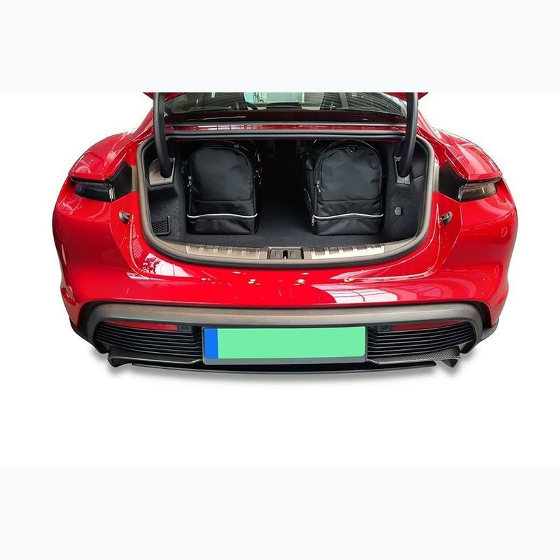 Bagažinės krepšių rinkinys KJUST Porsche Taycan 2019+ 5 vnt. Juodas 14