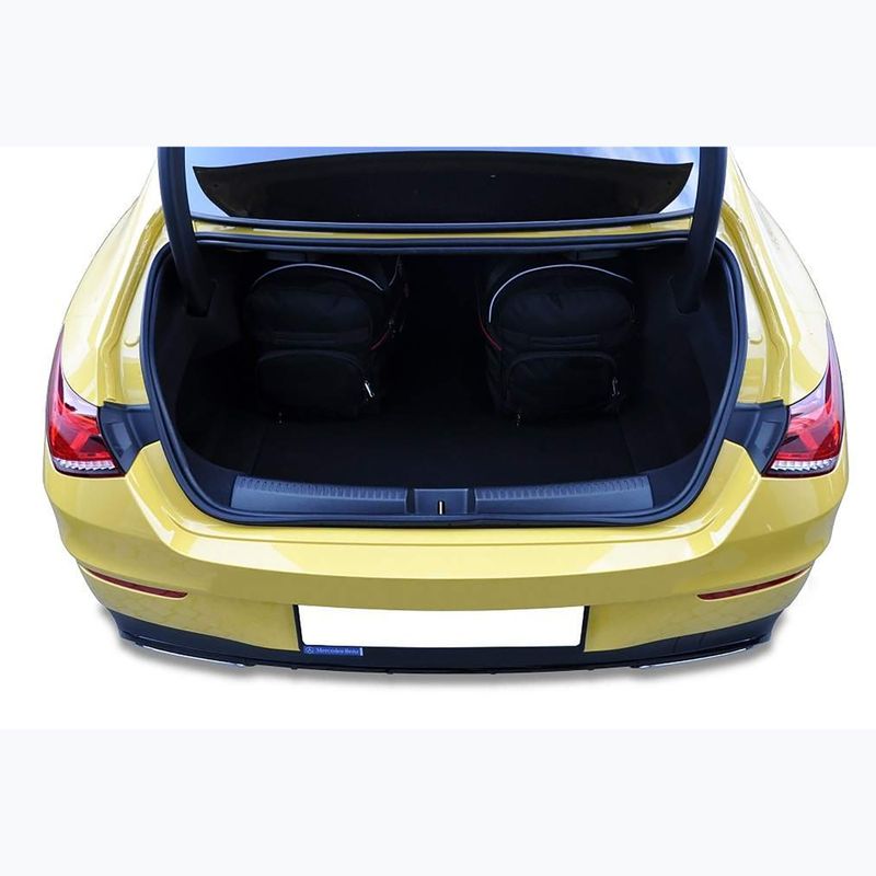 Bagažinės krepšių komplektas KJUST Mercedes-Benz Cla Coupe 2019+ 5 vnt. juodas 17